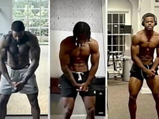 Three scorching dark-hued Muscle fellow flash They Muscle(HBMM) !