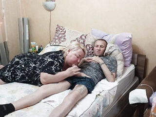 Mother-in-law deepthroats All the pleasure gel to the Last glob From the Penis