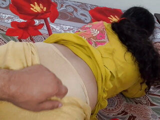 Desi married Bhabhi taught to pummel in doggy style
