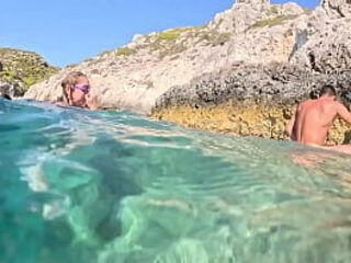 Under Water orgy with scorching Milf