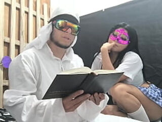 I invited a preacher into my apartment! He read me the Bible and then absolved me of my sins with strenuous fuck-a-thon while live-streaming the sermo