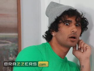 Premium towheaded was toying her vulva when her sneaky son walked in