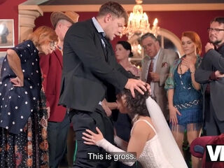 Forbidden Ritual: Bride's Dark Initiation in the Mansion