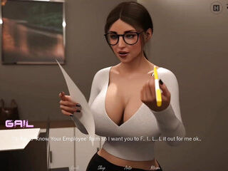 Step sister in law is dancing her rump in front of office assistant