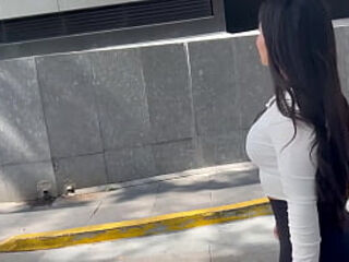 Mexican cougar Pornstar, Ely Marquez, Takes a tour to the fuckfest supermarket to Buy sumptuous Lingerie