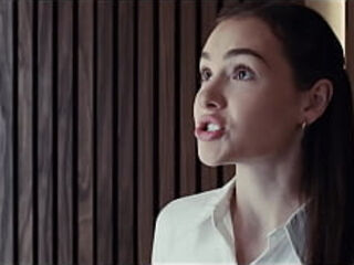 18 Years Old Bratty dame Used by aged Handyman in Elevator - Freeze Time Stop Fetish Trailer